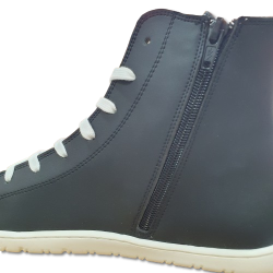 Botas Respetuosas Coqueflex adultos Negro puntera blanca 4366 Micropelle