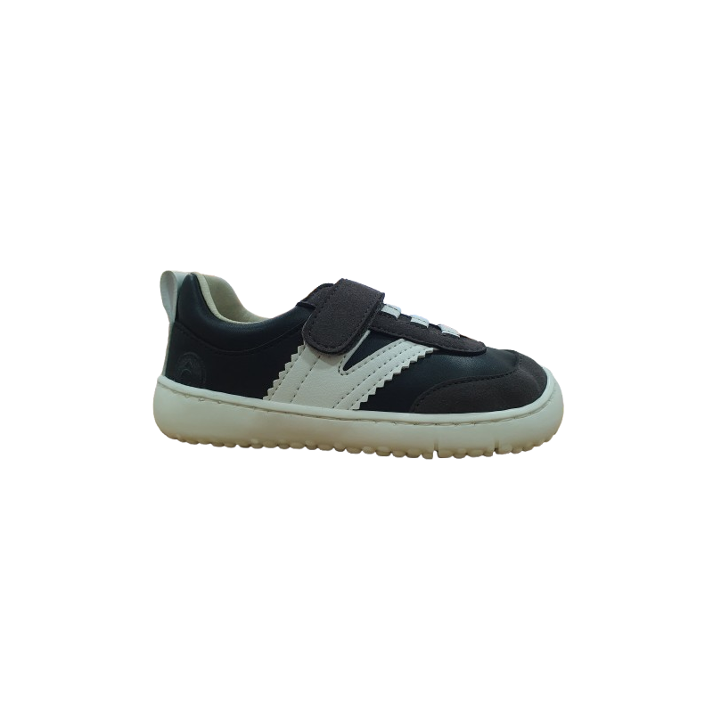 Deportivas respetuosas Coqueflex Negro y Blanco Microfibra 15503