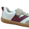 Calzado Respetuoso Coqueflex Deportivas 15503 Suede Micro 15 Salino Beige, Burdeos y Blanco