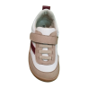 Calzado Respetuoso Coqueflex Deportivas 15503 Suede Micro 15 Salino Beige, Burdeos y Blanco