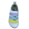 Deportivas respetuosas Coqueflex Blanco, Amarillo, Azul, Lila suela lila 15297 microfibra