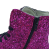 Botas Respetuosas Coqueflex adultos Brilli Brilli Fucsia oscuro puntera negra 15500ADAM GLITER FUCSIA purpurina