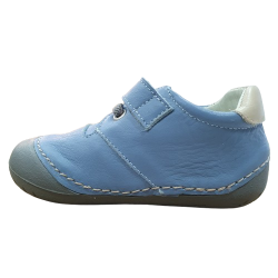 Deportivas respetuosas Andanines Azul 1 velcro estrella 242201-5 Seta Celeste Piel