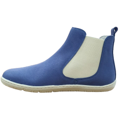 Botas tipo Chelsea Respetuosas Coqueflex Adultos Azules Suela Crema 4368 Suede Micro 15 Navy