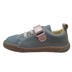 Zapatos respetuosos Andanines Gris y Rosa Metalizado Brilli 242384-12 Kobe con Eclat Gris Gum Microfibra