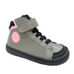 Botas Respetuosas Coqueflex 15501ROLER Gris - Rosa microfibra