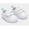 Deportivas respetuosas Joma Infantil Barefoot Piel Teddy Baby 2505 Blanco y Azul