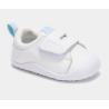 Deportivas respetuosas Joma Infantil Barefoot Piel Teddy Baby 2505 Blanco y Azul