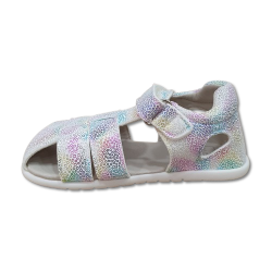 Sandalias respetuosas Piruflex PF397-1 Blanco Colores Micro Celestino Blanco