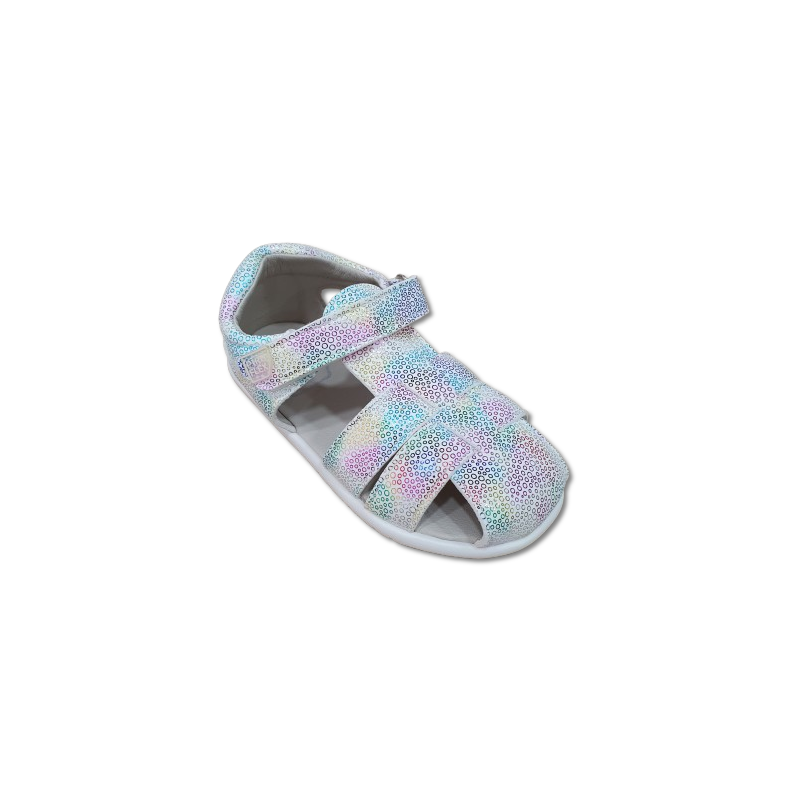 Sandalias respetuosas Piruflex PF397-1 Blanco Colores Micro Celestino Blanco