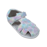 Sandalias respetuosas Piruflex PF397-1 Blanco Colores Micro Celestino Blanco