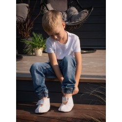 Zapatillas de casa respetuosas Blanco OmaKing Kaku