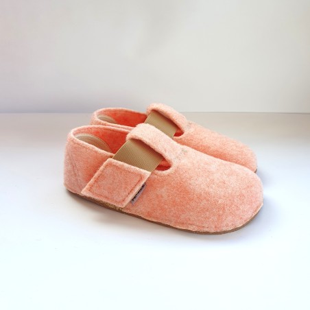 Zapatillas de casa barefoot fieltro rosa Pegres - BF02 Pink