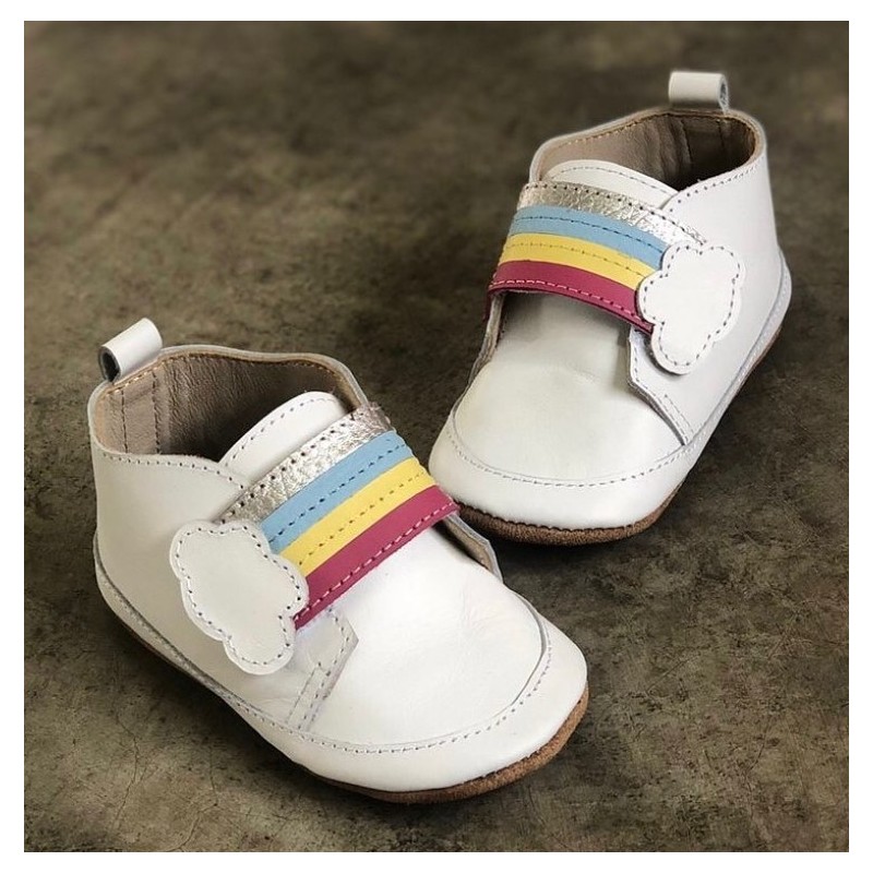 Zapatillas respetuosas Puri blancas Arcoiris - Urban Rainbow Blanco