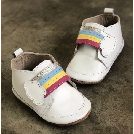 Zapatillas respetuosas Puri blancas Arcoiris - Urban Rainbow Blanco