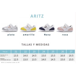 Zapatillas Aritz plata Freycoo