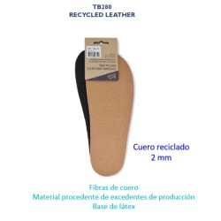 Plantillas barefoot recortables Omaking Cuero Reciclado 2mm