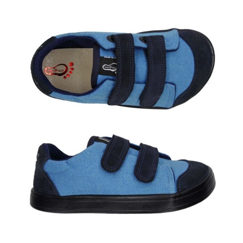 Zapatillas azul jeans y negro Bar3foot - Cross Denver 4BC29/6