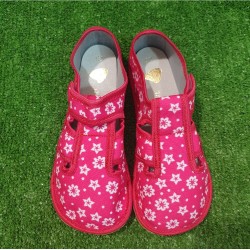 Zapatillas casa Anatomic rosa flores BAREFOOT FLOWERS B