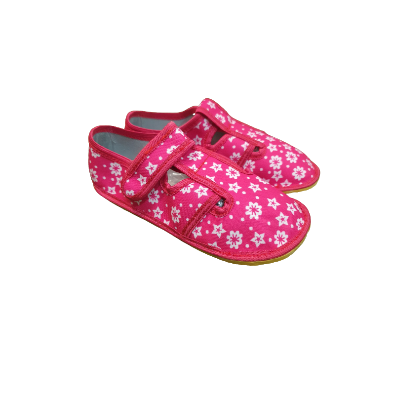 Zapatillas casa Anatomic rosa flores BAREFOOT FLOWERS B