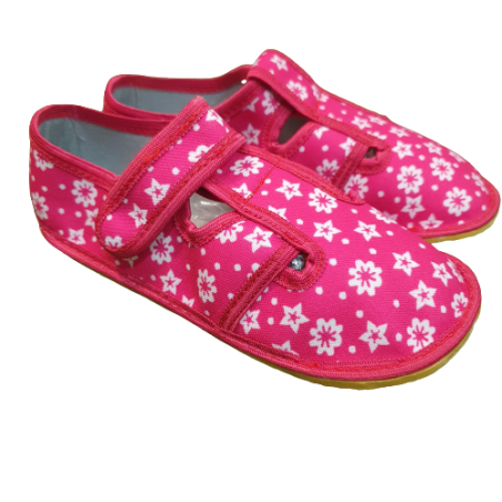 Zapatillas casa Anatomic rosa flores BAREFOOT FLOWERS B