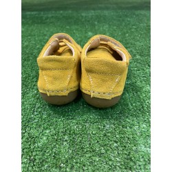 Zapatillas respetuosas Andanines Piel Dijon Mostaza 1 velcro