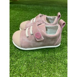 Zapatillas respetuosas Rosa Andanines Piel Pontiac Pale 1 velcro