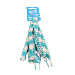 Cordones 120 cm Azul Blanco Omaking