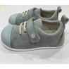 Zapatillas respetuosas Azul Andanines Piel Pontiac Celeste 1 velcro