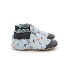 AEROPLANE BLEU GRIS