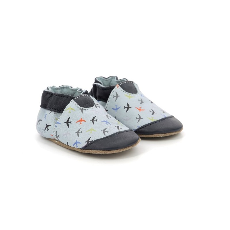 AEROPLANE BLEU GRIS