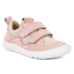 Zapatillas respetuosas Froddo base Rosa y Blanco 2 velcros G3130246-4