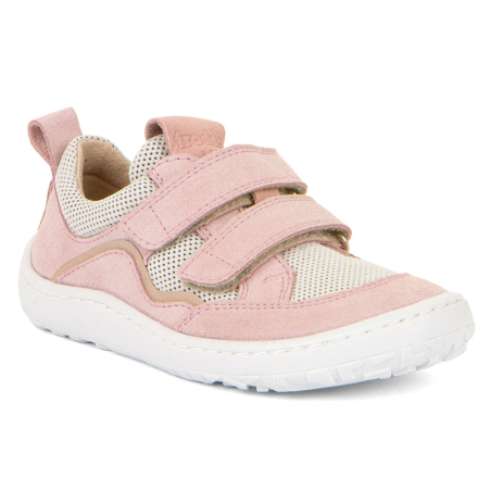 Zapatillas respetuosas Froddo base Rosa y Blanco 2 velcros G3130246-4