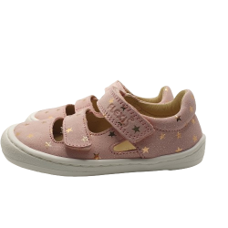 Sandalias respetuosas Nens Rosa Estrellas brilli piel 9030-R ESTELAR ROSA