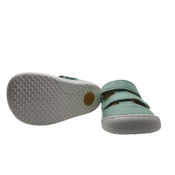 Sandalias respetuosas Nens piel verde menta 9035-R SALVAJE MINT