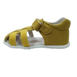 Sandalias respetuosas Piruflex Mostaza Piel PF290-2 SUEDE 15 AMARILLO Pirufin