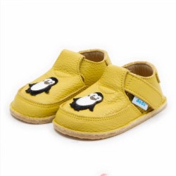 Sandalias respetuosas DODO amarillas con pingüino DODO Shoes – Penguin yellow