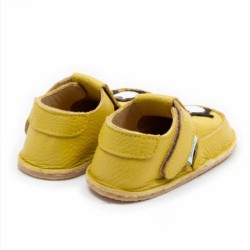 Sandalias respetuosas DODO amarillas con pingüino DODO Shoes – Penguin yellow