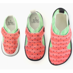 Zapatillas respetuosas Baby Lobitos Sandía Verde rojo negro hidrófugas