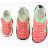 Zapatillas respetuosas Baby Lobitos Sandía Verde rojo negro hidrófugas