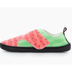 Zapatillas respetuosas Baby Lobitos Sandía Verde rojo negro hidrófugas