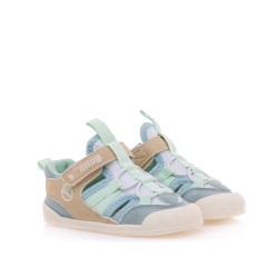 Sandalias respetuosas Mustang Azul, verde y rosa - C55940 Mesh 1 White / Abi Light Ref. 48908