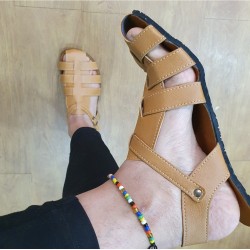 Sandalias barefoot adultos BIOWORLD SIERRA CAMEL veganas