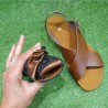 Sandalias barefoot adultos BIOWORLD MEXICO MARRON veganas