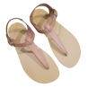 Sandalias respetuosas Coqueflex 15276 Nude Vaqueta microfibra Marron