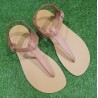 Sandalias respetuosas Coqueflex 15276 Nude Vaqueta microfibra Marron