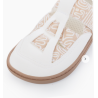 Sandalias romanas Baby Lobitos Vanatu, blanco y beige