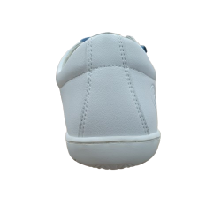 Calzado respetuoso Coqueflex Adultos Blanco cordones Azules Microfibra 4364 ONMICRO