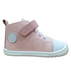 Botas respetuosas Piruflex Gliter rosa PF186-3 Brilli puntera blanca